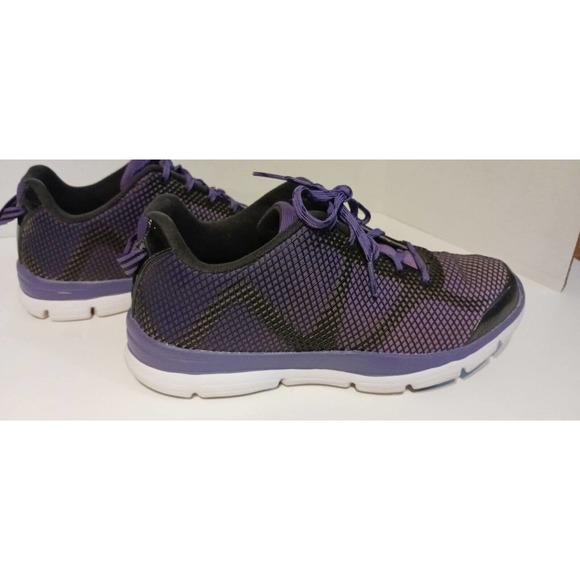DR COMFORT Katy Women Purple Black Athletic Diabetic Walking Shoes Size 7.5 Wide - Picture 4 of 9
